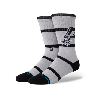 Stance Tagessocke Crew NBA San Antonio Spurs grau - 1 Paar